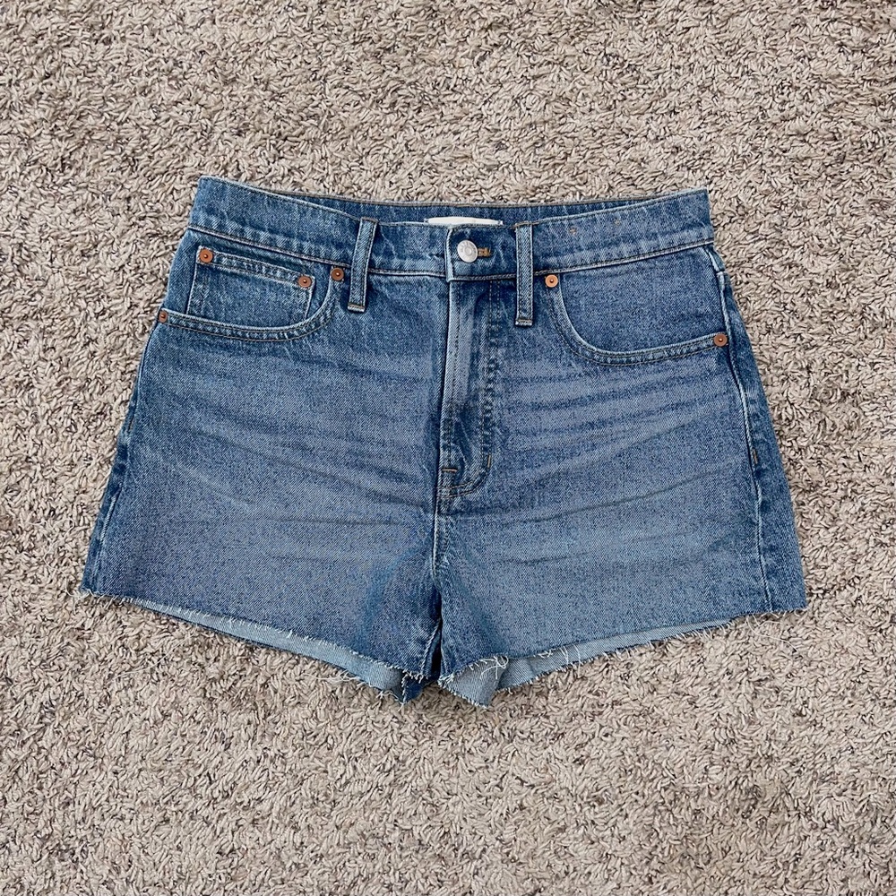 NWOT Madewell Denim Cutoff Perfect Jean Shorts